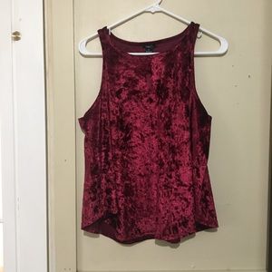 Red Velvet Tank Top